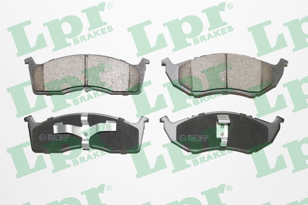 Brake Pad Set, disc brake (05P629)