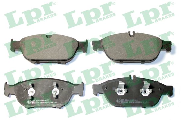 Brake Pad Set, disc brake (05P2256)