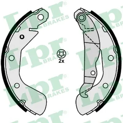Brake Shoe Set (08120)
