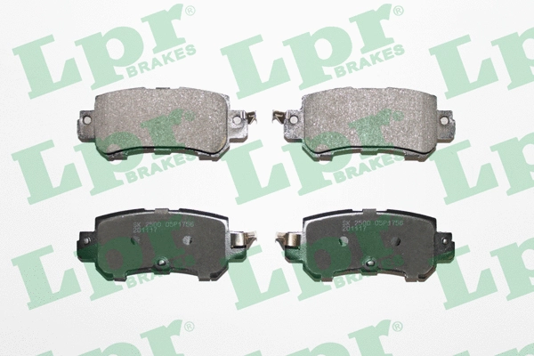 Brake Pad Set, disc brake (05P1756)