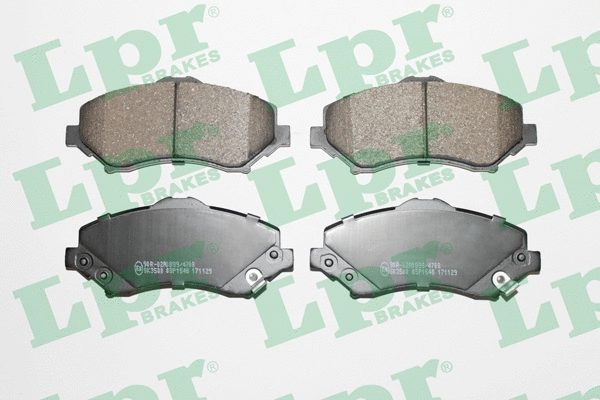 Brake Pad Set, disc brake (05P1548)