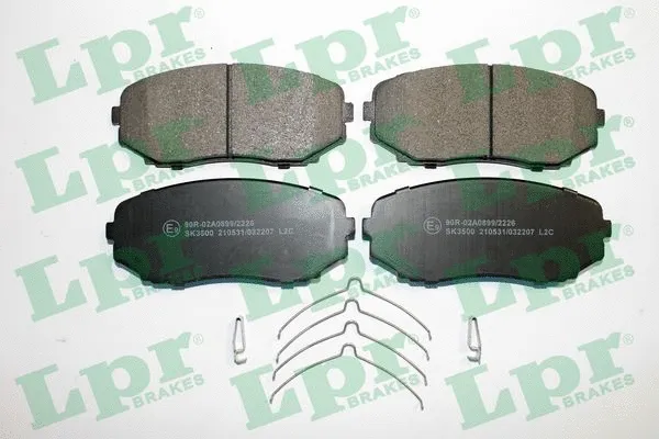 Brake Pad Set, disc brake (05P2207)