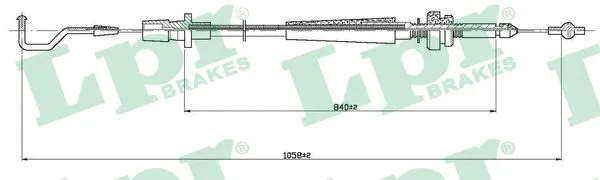 Accelerator Cable (C0003A)