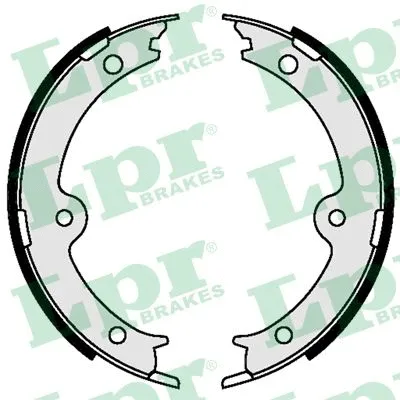 Brake Shoe Set, parking brake (09610)