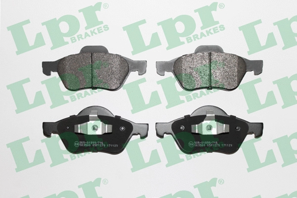 Brake Pad Set, disc brake (05P1279)