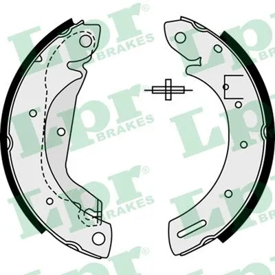 Brake Shoe Set (08500)