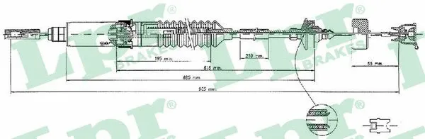 Cable Pull, clutch control (C0241C)