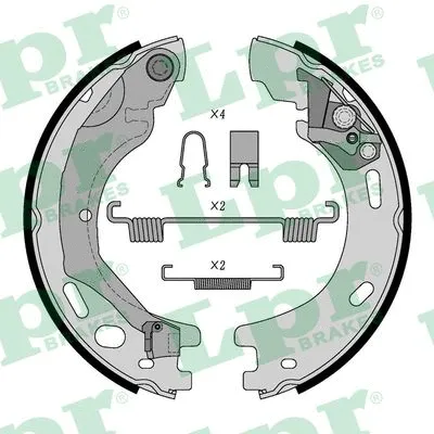 Brake Shoe Set, parking brake (09570)