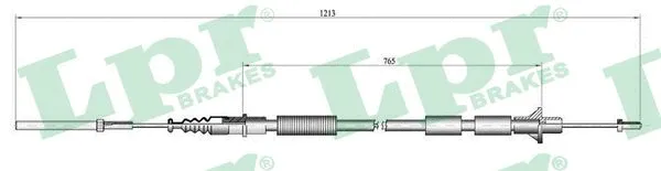 Cable Pull, clutch control (C0130C)
