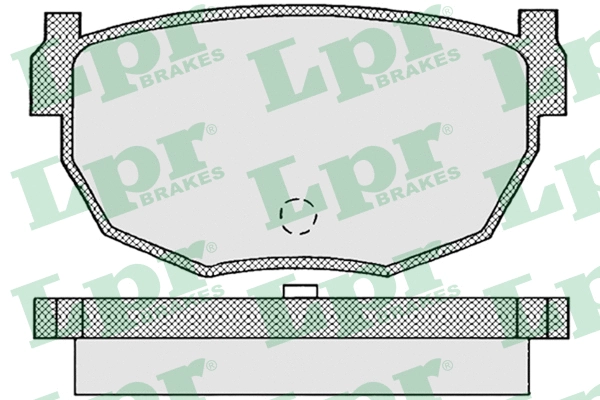 Brake Pad Set, disc brake (05P945)