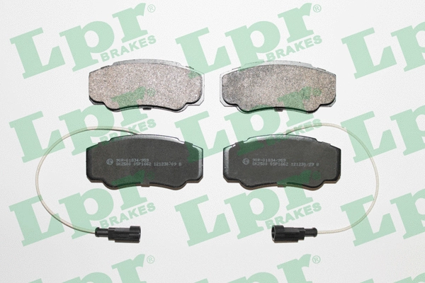 Brake Pad Set, disc brake (05P1662)