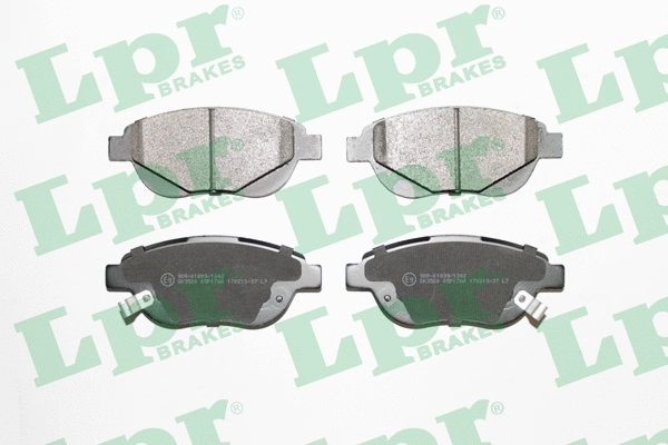 Brake Pad Set, disc brake (05P1760)