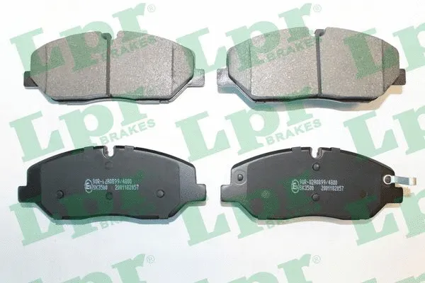 Brake Pad Set, disc brake (05P2057)