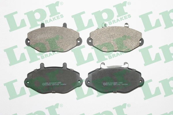 Brake Pad Set, disc brake (05P1066)