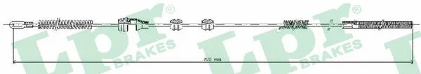 Cable Pull, parking brake (C0531B)
