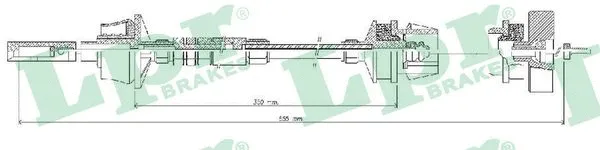 Cable Pull, clutch control (C0026C)