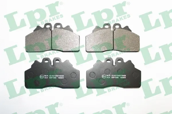 Brake Pad Set, disc brake (05P1586)