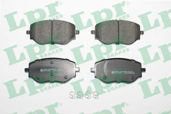 Brake Pad Set, disc brake (05P2187)