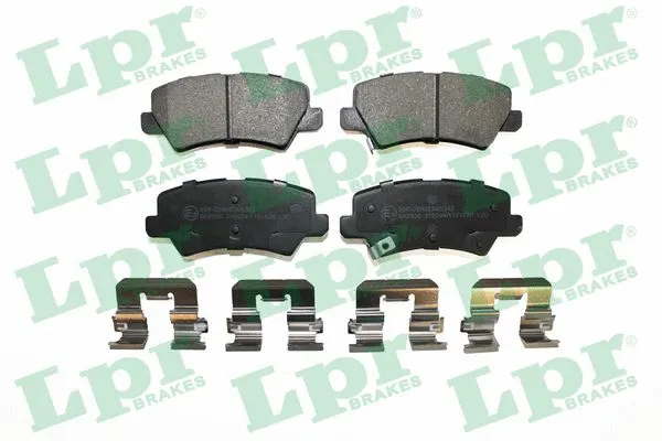 Brake Pad Set, disc brake (05P2182K)