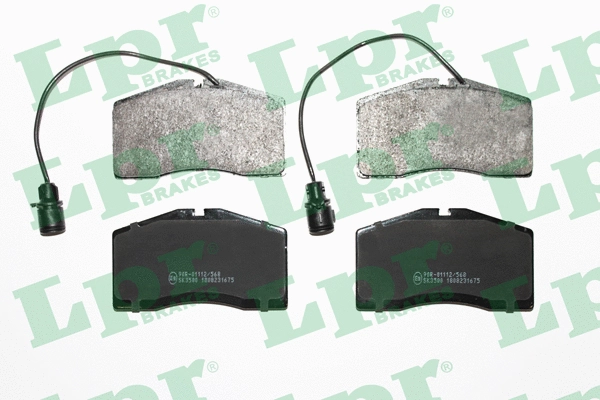 Brake Pad Set, disc brake (05P1675)