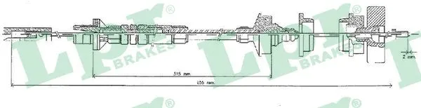 Cable Pull, clutch control (C0219C)