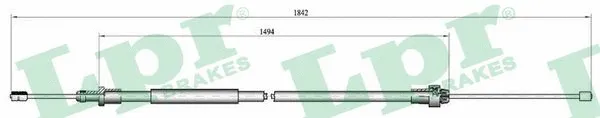 Cable Pull, parking brake (C0094B)