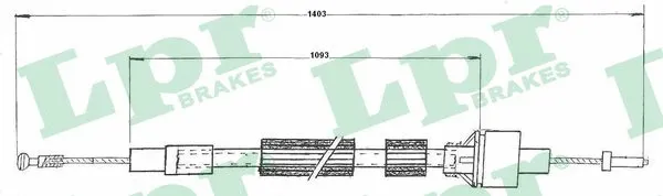 Cable Pull, clutch control (C0087C)