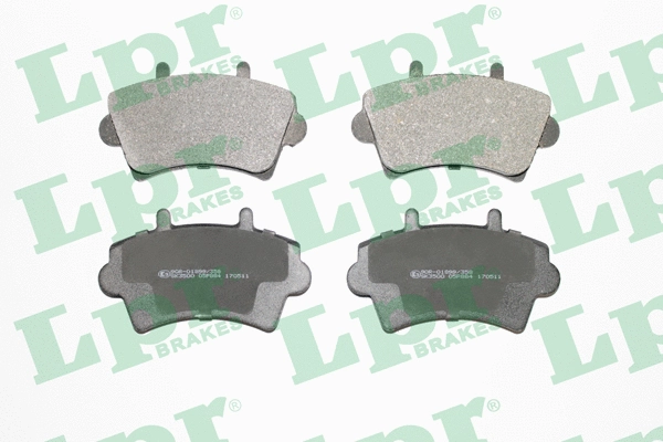 Brake Pad Set, disc brake (05P884)