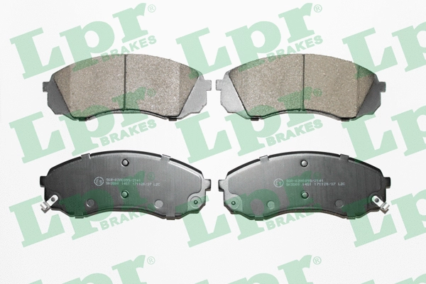 Brake Pad Set, disc brake (05P1451)
