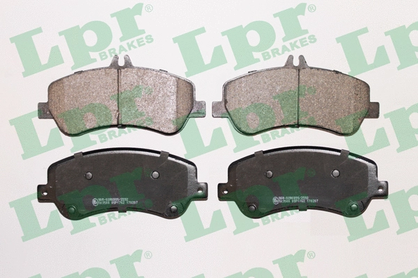 Brake Pad Set, disc brake (05P1762)