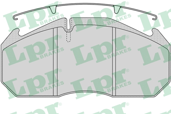Brake Pad Set, disc brake (05P1162)