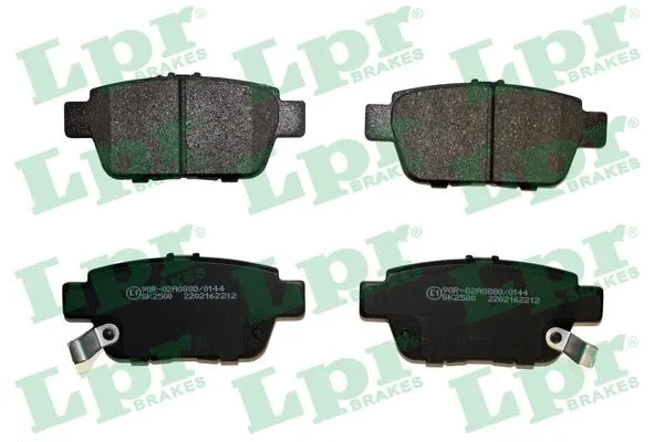 Brake Pad Set, disc brake (05P2212)
