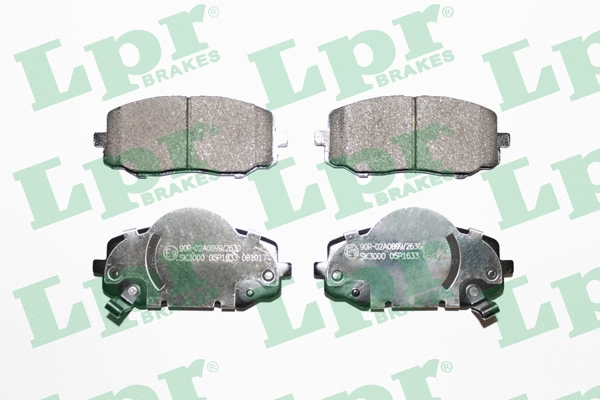 Brake Pad Set, disc brake (05P1633)
