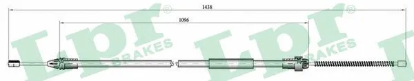 Cable Pull, parking brake (C0684B)