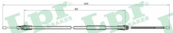 Cable Pull, parking brake (C0335B)