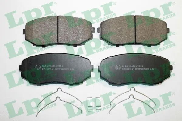 Brake Pad Set, disc brake (05P2208)
