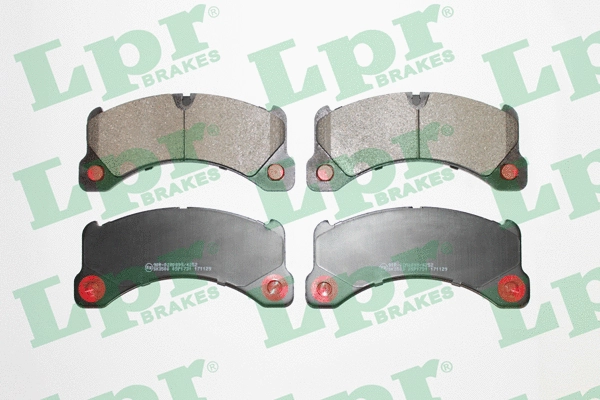 Brake Pad Set, disc brake (05P1731)