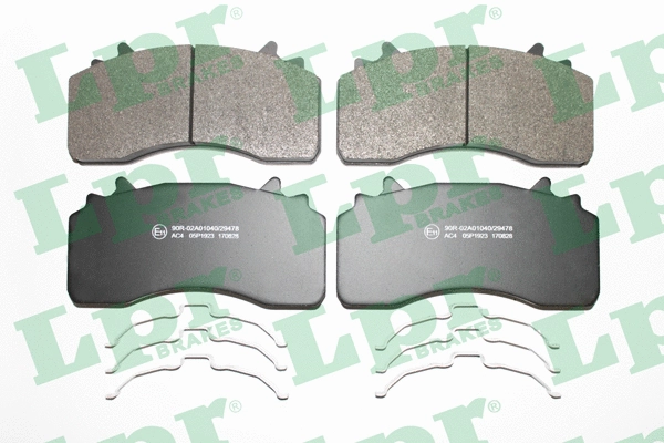 Brake Pad Set, disc brake (05P1923)