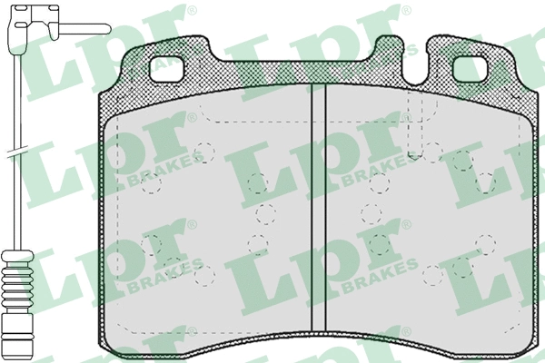 Brake Pad Set, disc brake (05P423A)
