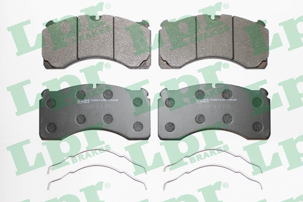 Brake Pad Set, disc brake (05P1175)