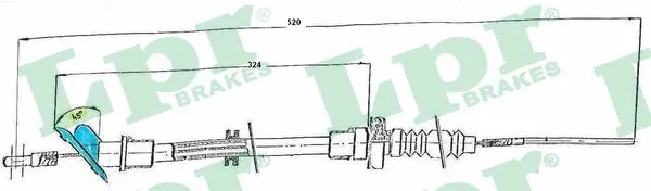 Cable Pull, clutch control (C0066C)