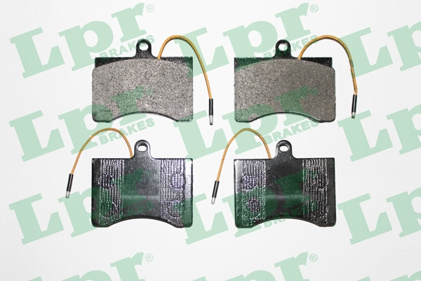 Brake Pad Set, disc brake (05P008)