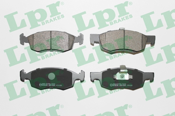 Brake Pad Set, disc brake (05P1654)