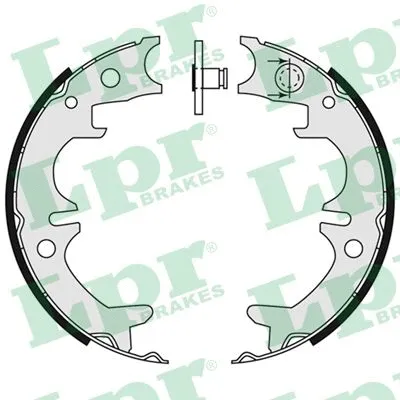 Brake Shoe Set, parking brake (09140)