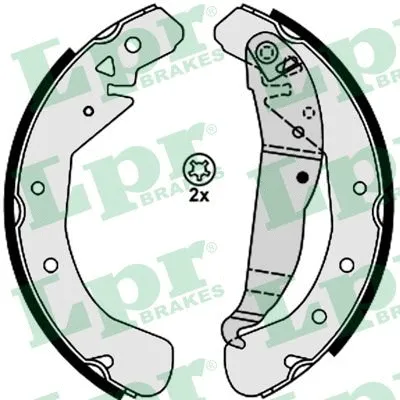 Brake Shoe Set (08210)