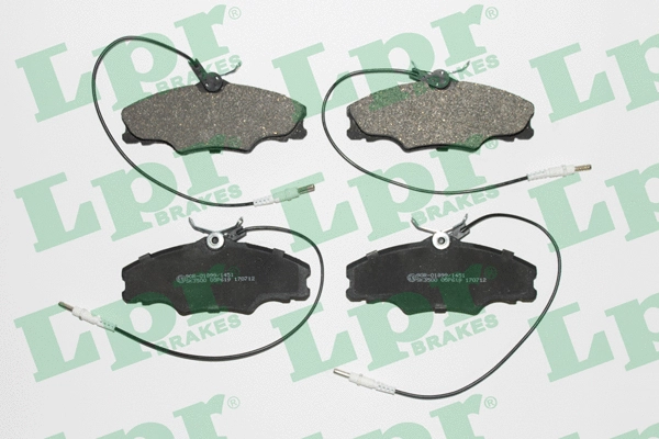 Brake Pad Set, disc brake (05P619)