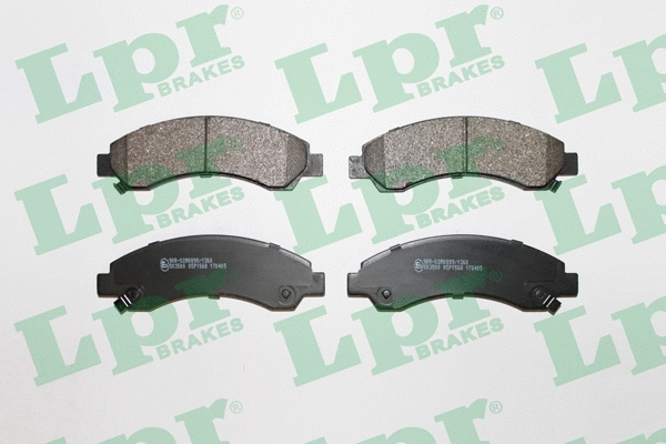Brake Pad Set, disc brake (05P1568)