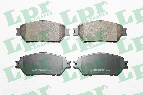Brake Pad Set, disc brake (05P1792)