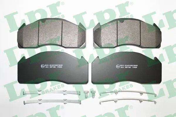 Brake Pad Set, disc brake (05P1180)