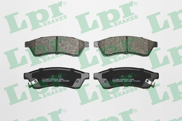 Brake Pad Set, disc brake (05P1320)